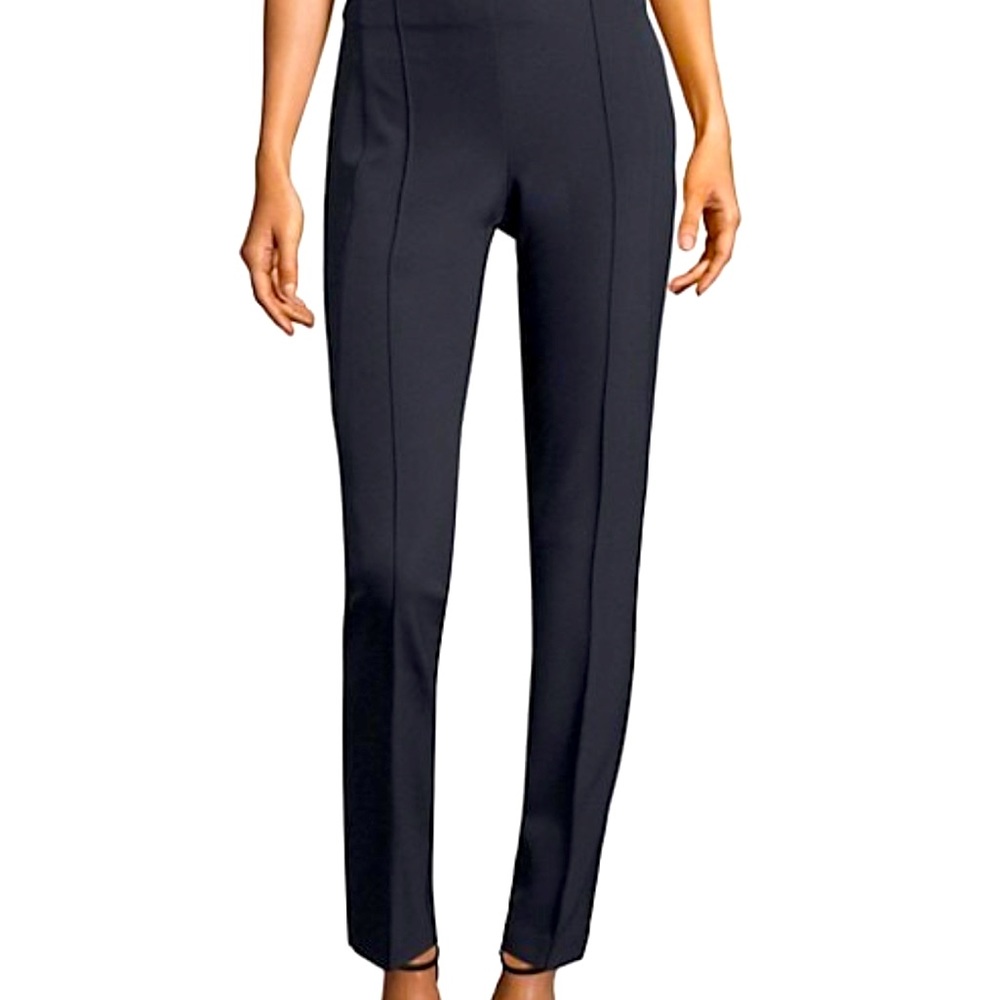 Lafayette 148 New York Gramercy Pants Navy Blue Size 8